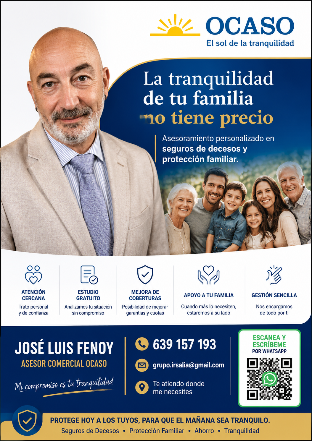 Información sobre protección familiar y seguros